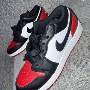Nike Air Jordan Red and Black Sneakers